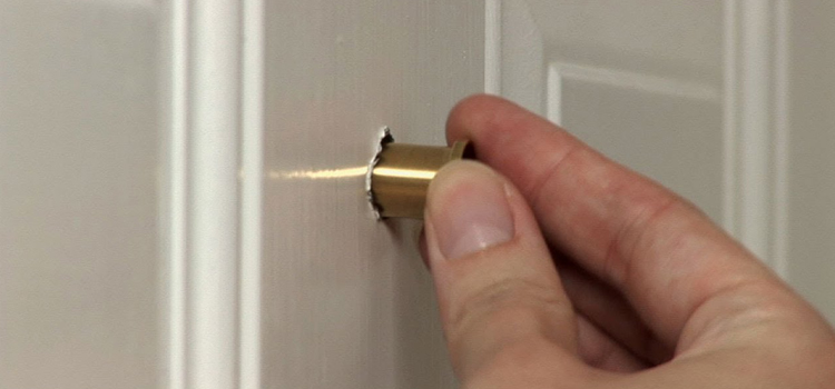 peephole door repair in Diamond Springs